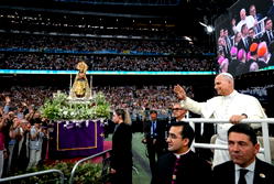 Pope Leo meets superstar Bad Bunny in Madrid