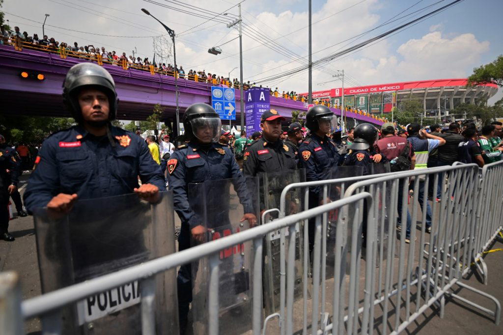 Scuffles at Mexico’s World Cup fan zone as thousands jostle for entry