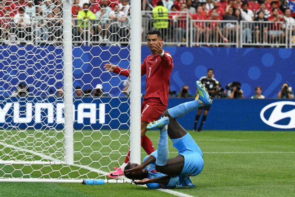 Ronaldo remains silent as DR Congo draws 1-1 with Portugal