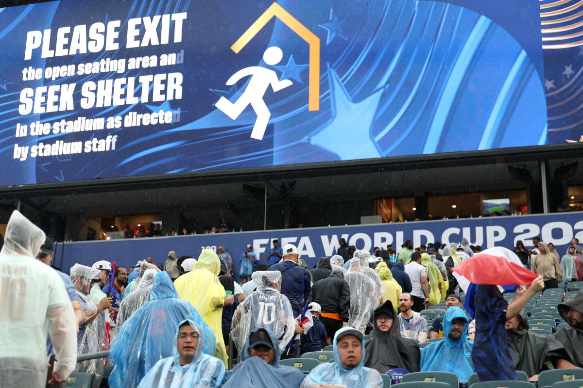 France vs Iraq World Cup match postponed due to severe weather alert