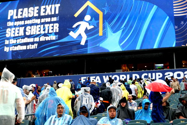 France-Iraq World Cup game suspended due to severe weather alert