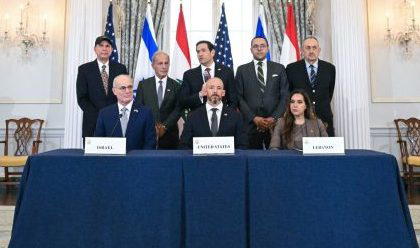 Lebanon, Israel and US sign trilateral framework pact