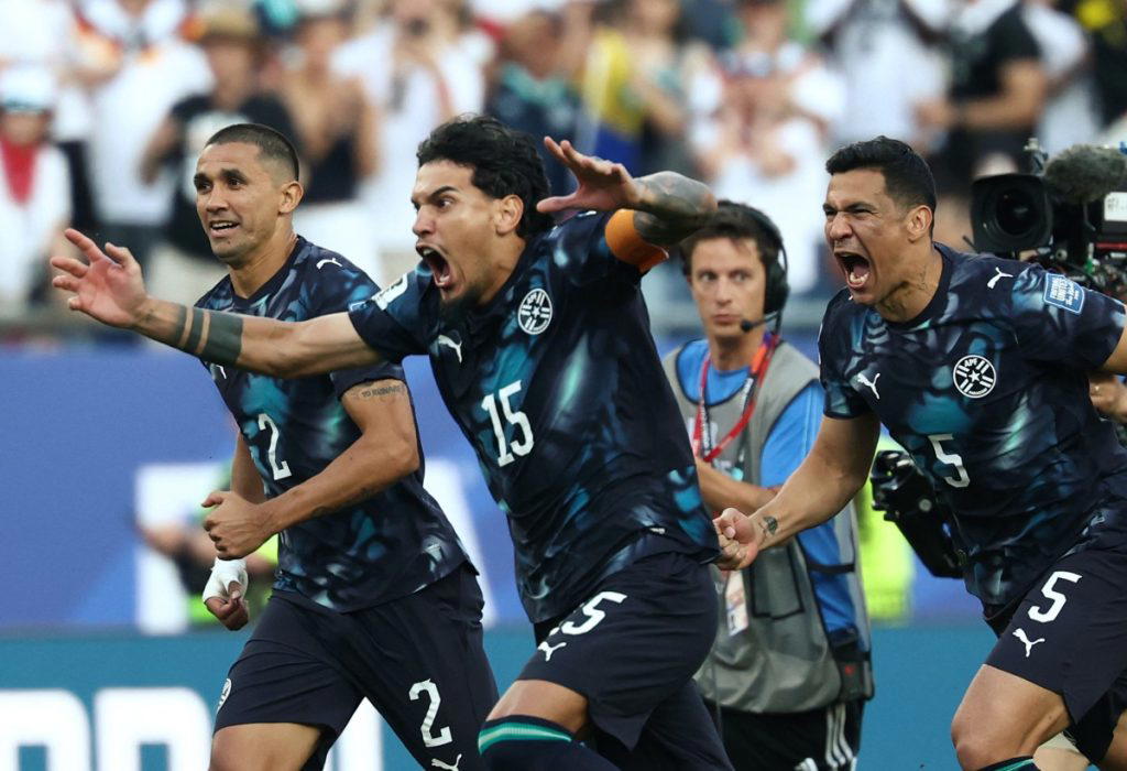 Paraguay beat Germany on penalties to reach World Cup last 16