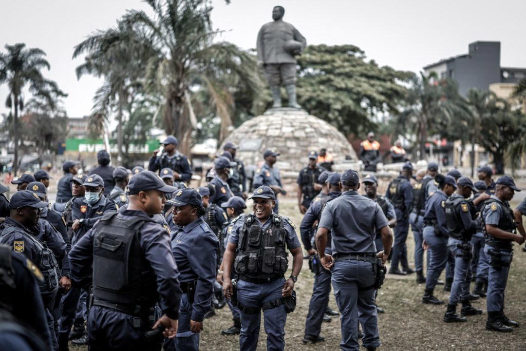 South African police mobilize in response to protesters’ ultimatum against migrants