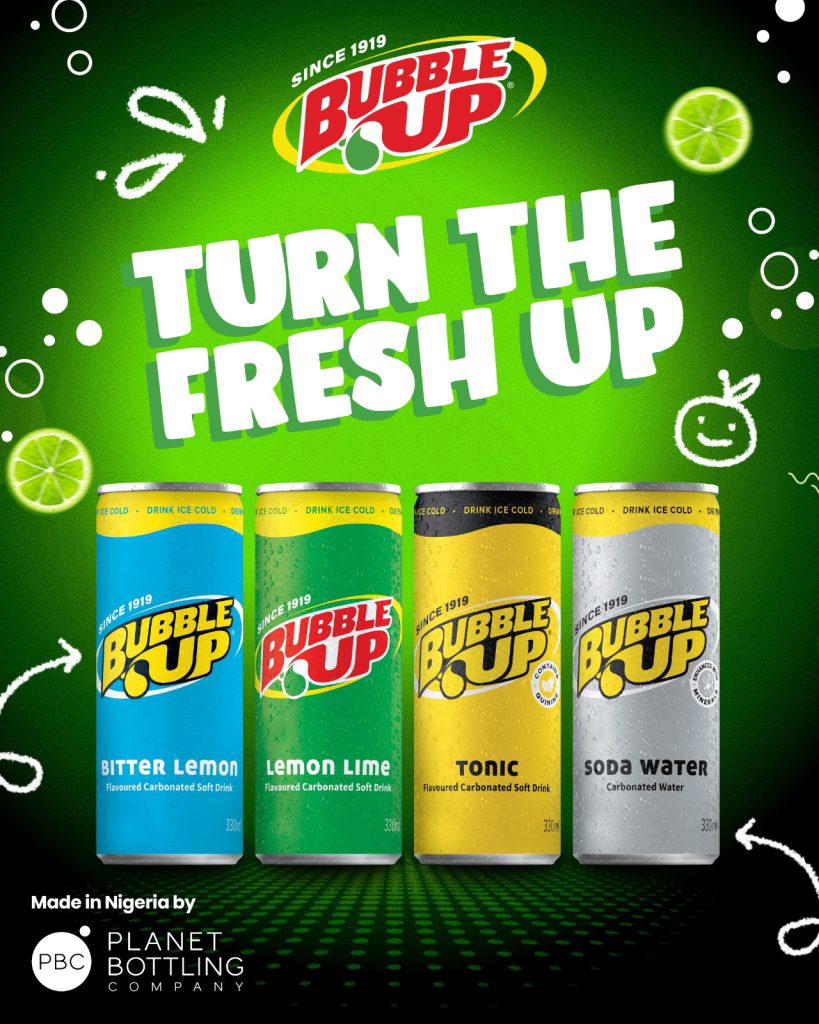 Bubble Up Unveils New Can Range In Nigeria