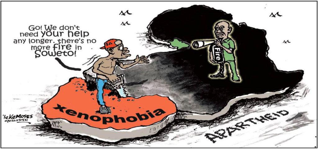 Cartoon: Voice of Jacob, hand of Esau