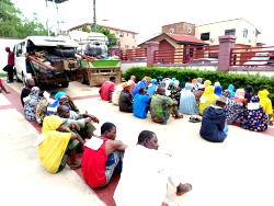 Ondo Amotekun parades 97 suspected criminals