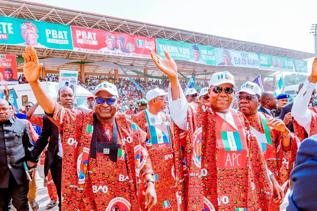 Ekiti 2026: Tinubu drums support for Oyebanji’s re-election