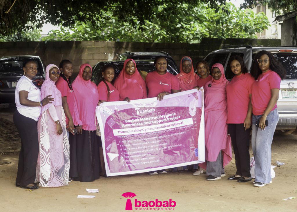Baobab MFB provides reusable pads to 500 schoolgirls in Kwara