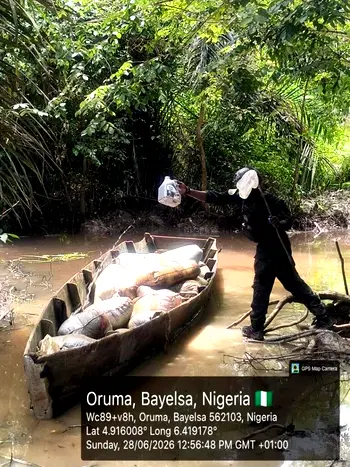 Navy intercepts 22,870 litres of illegal diesel in Rivers operation