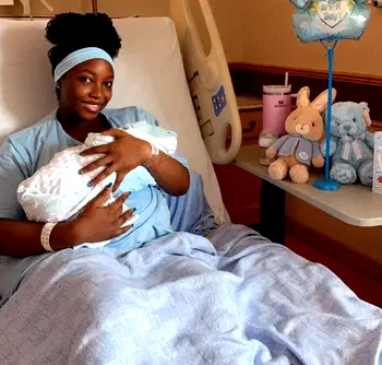 Actress Ini Dima-Okojie welcomes baby boy