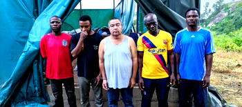 NDLEA busts meth laboratory in Oyo forest, arrests Mexican, 4 others