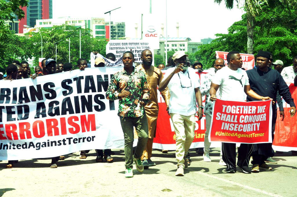 VDM leads Abuja protest over insecurity, kidnappings