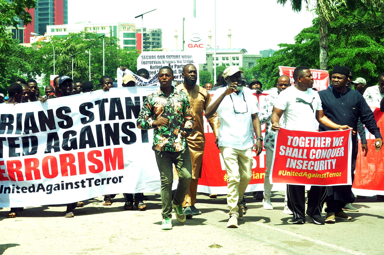 "APC Must Go": VDM leads Abuja protest over insecurity, kidnappings