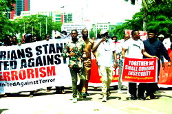 “APC Must Go”:  VDM leads Abuja protest over insecurity, kidnappings