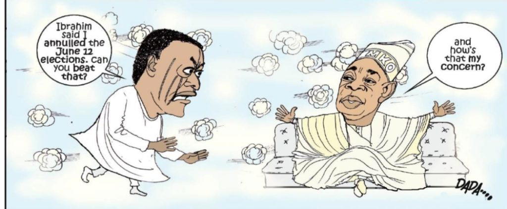 Cartoon: June 12, 1993 – Who gave the order?