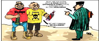 Cartoon: Where are the politician’s sons?