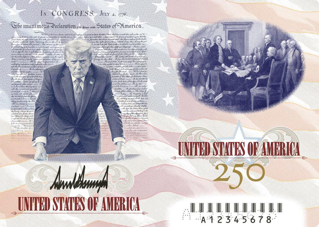 Trump introduces new US passport featuring his own image