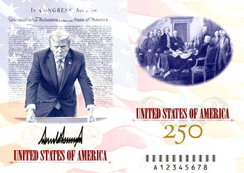 Trump unveils new US passport with picture of himself