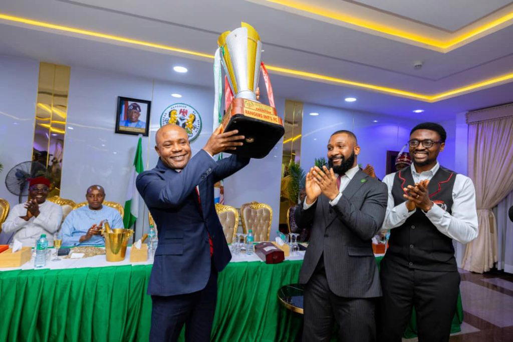 Mbah rewards Rangers players, management with plots of land, N150m for winning NPFL