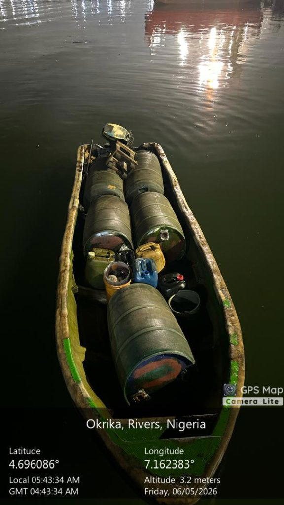 Navy intercepts over 135,000 litres of suspected stolen AGO 