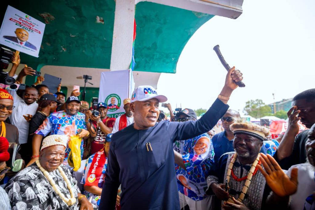 2027: Mammoth crowd as Enugu East zone endorses Tinubu, Mbah