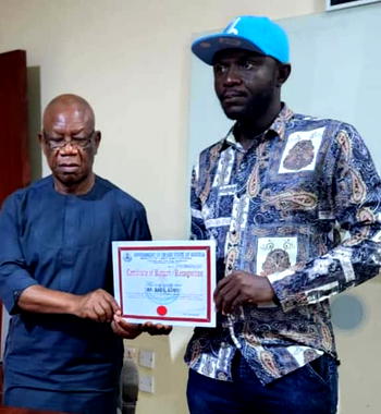 Nkwubor Nike Town Union Executive receives certificate of return