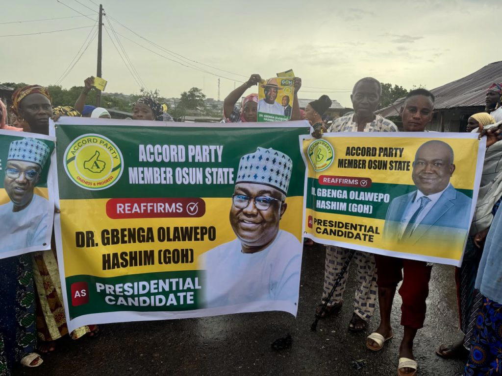 Osun Accord leaders endorse Olawepo-Hashim's presidential campaign for 2027