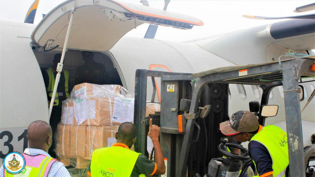 NAF airlifts electoral materials for Ekiti governorship, by-elections nationwide