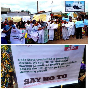 APC women, youths block Ilesha-Owo highway over NASS candidates list