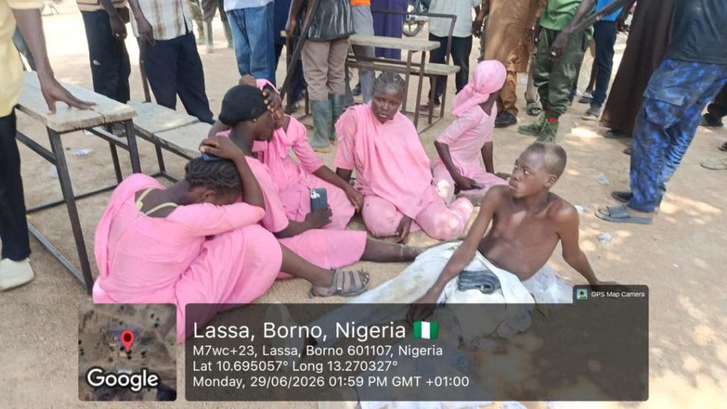 Military forces free 10 NECO students kidnapped by ISWAP in Borno