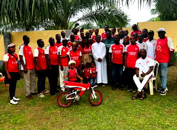 Benue Arsenal family donates N3.2m to church project