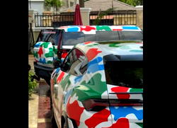 Video: Cubana Chief Priest launches campaign-branded luxury cars for Tinubu