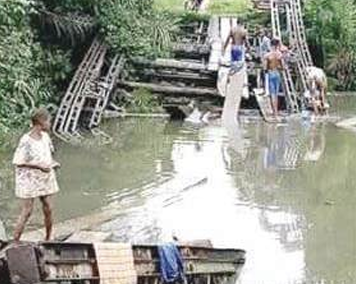 Forgotten by Time:  How collapsed bridge left 4 communities 