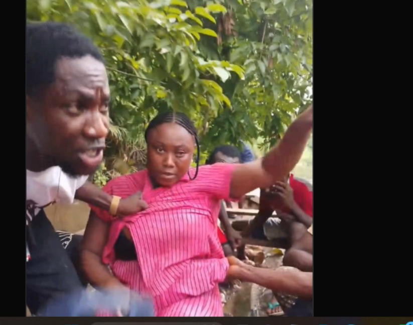 Video: Woman detained in Edo community after alleg