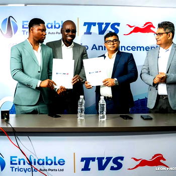 Enviable Tricycle emerges authorised distributor of TVS products nationwide