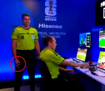 FIFA probes VAR official over controversial hand gesture at World Cup