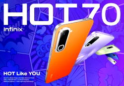 Infinix Launches HOT 70 Series with Industry-First 12-Colorway Dynamic Shine Design