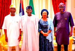 Lagos 2027: Sanwo-Olu unveils Hamzat, Sonayon-James as APC flagbearers