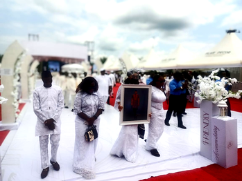 Faces at the burial of Alex Ekubo in Abia State