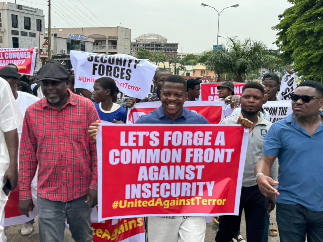 Protesters march in Abuja, demand emergency action on insecurity