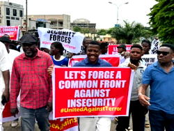 Protesters march in Abuja, demand emergency action on insecurity
