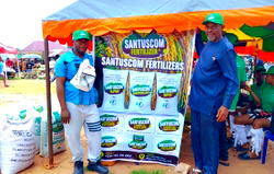 Food Production: Santuscom unveils Organo-Mineral Fertiliser to farmers