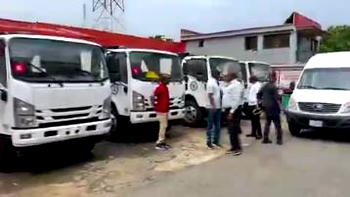 Refuse Heaps: Agency donates 10 waste trucks to Lagos