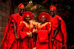 Photos: Twin brothers wed twin sisters same day in Ibadan