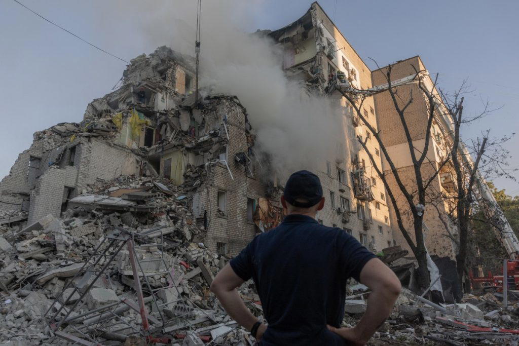 Death toll from Russia’s heaviest strike on Kyiv rises to 17
