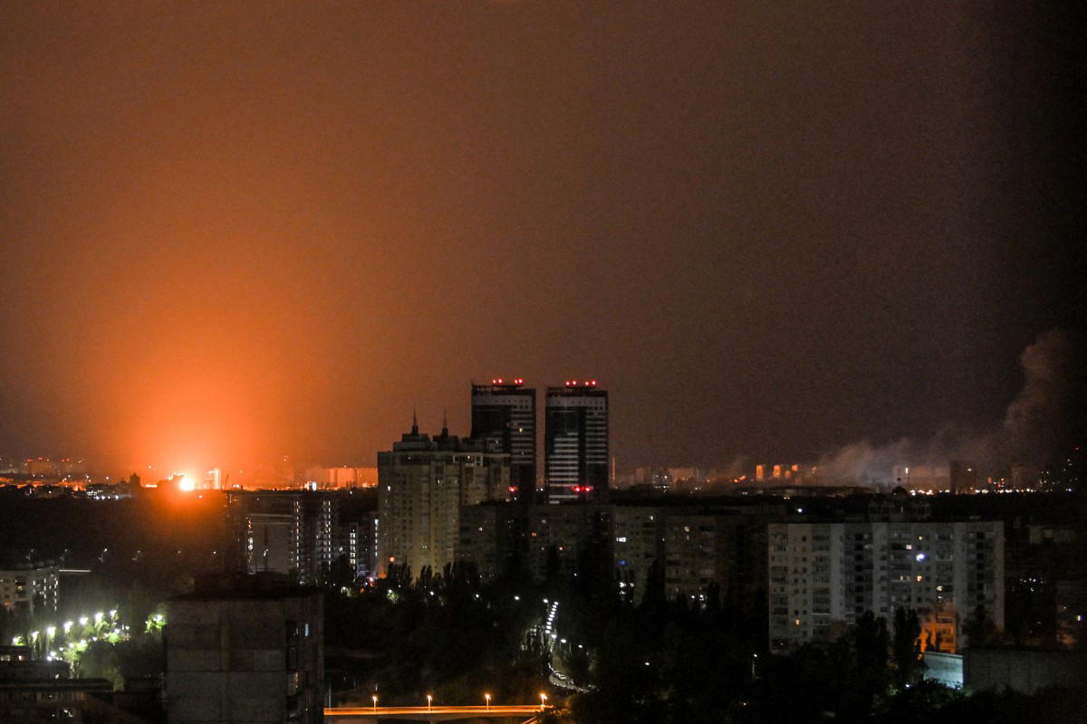 Russian strike kills 14 around Kyiv on eve of NATO summit