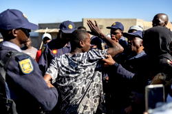 South African police arrest 69 at violent anti-immigrant protest