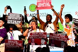 US admits error after flawed Africa map shown at AIDS conference