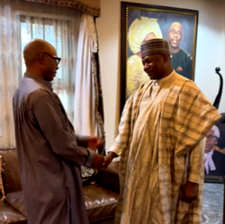 Malami meets Amaechi in Abuja amid ADC political consultations